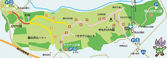 突哨山散策地図2011年